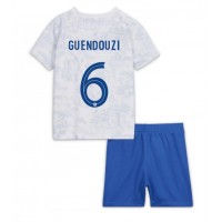 Dětský Fotbalový dres Francie Matteo Guendouzi #6 MS 2022 Venkovní Krátký Rukáv (+ trenýrky)